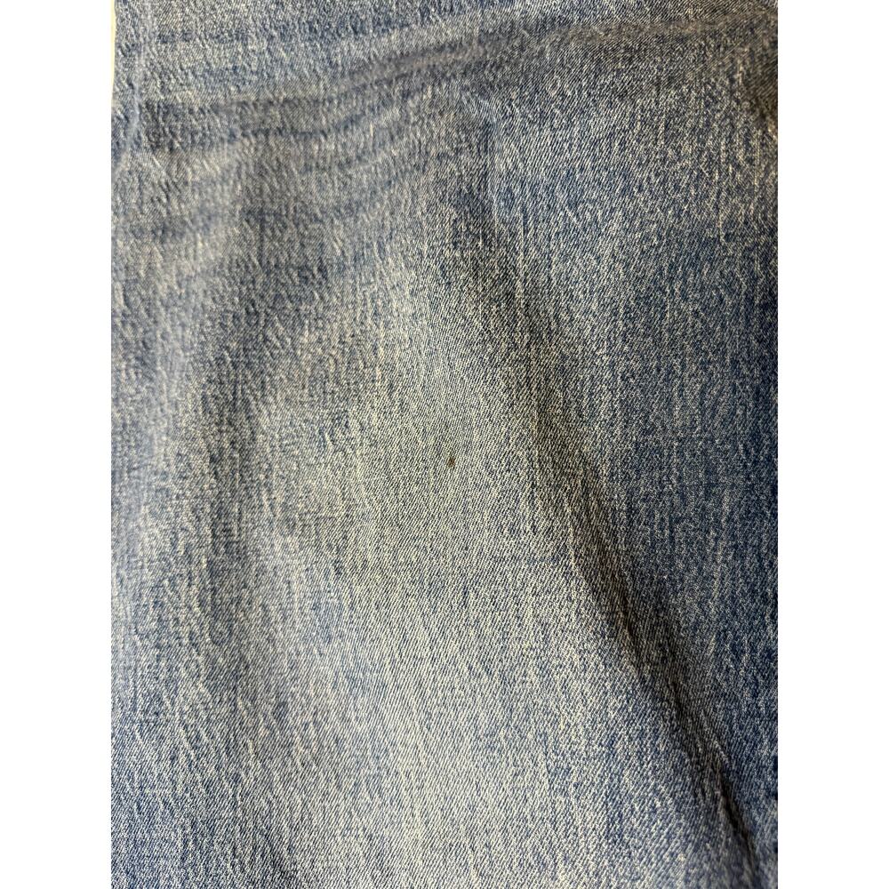 Isabel Maternity Vintage Straight Panel Medio Blue Jeans Size 10 Classic Mamma - Picture 2 of 11